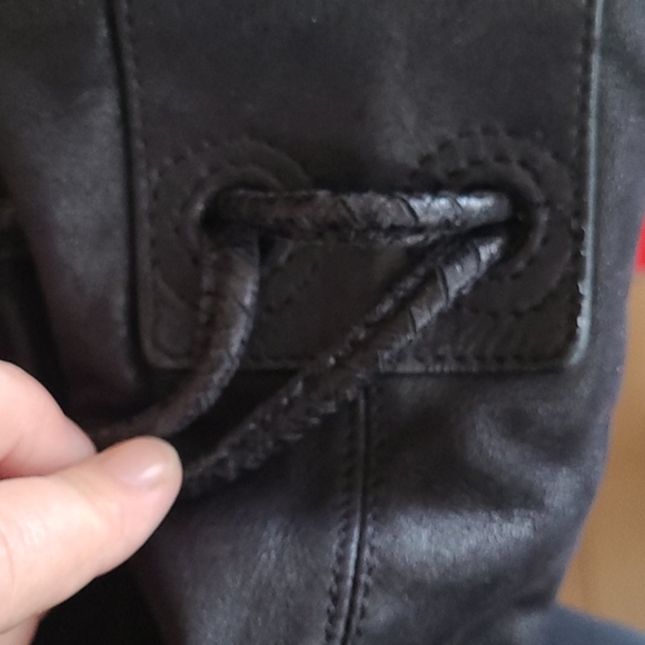 SABINA New York drawstring satchel leather bag - Picture 9 of 13